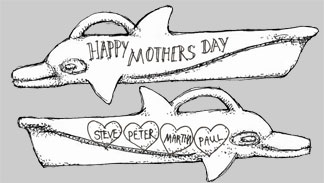 Mothers Day Scrimshaw